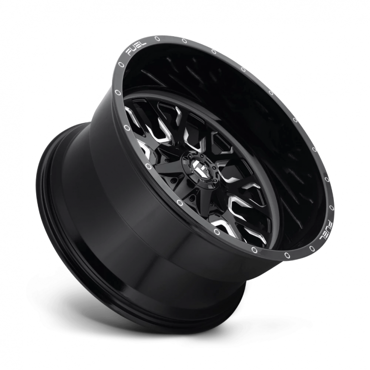 Fuel D611 STROKE  Gloss Black Milled