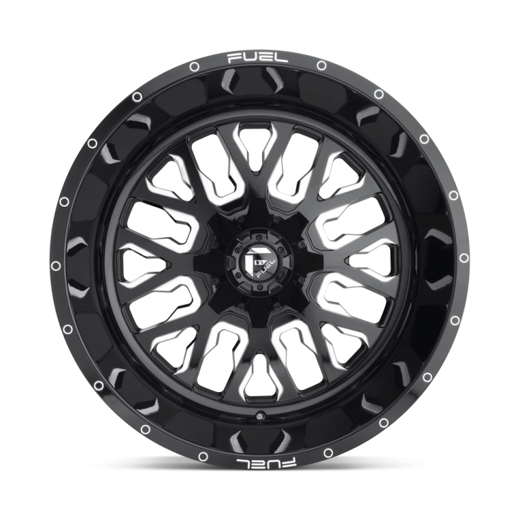 Fuel D611 STROKE  Gloss Black Milled