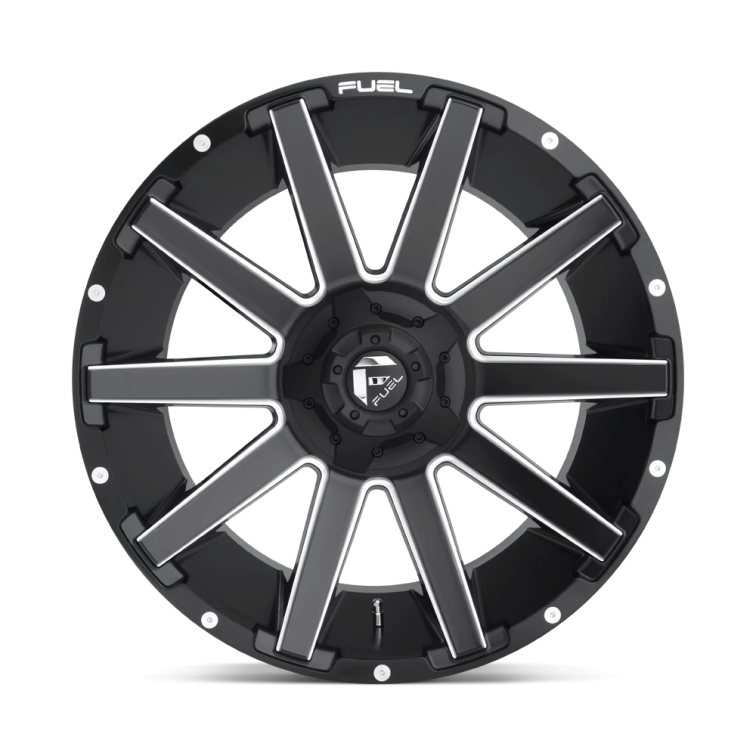 Fuel D616 CONTRA + BFGoodrich All-Terrain T/A KO2 Black Milled