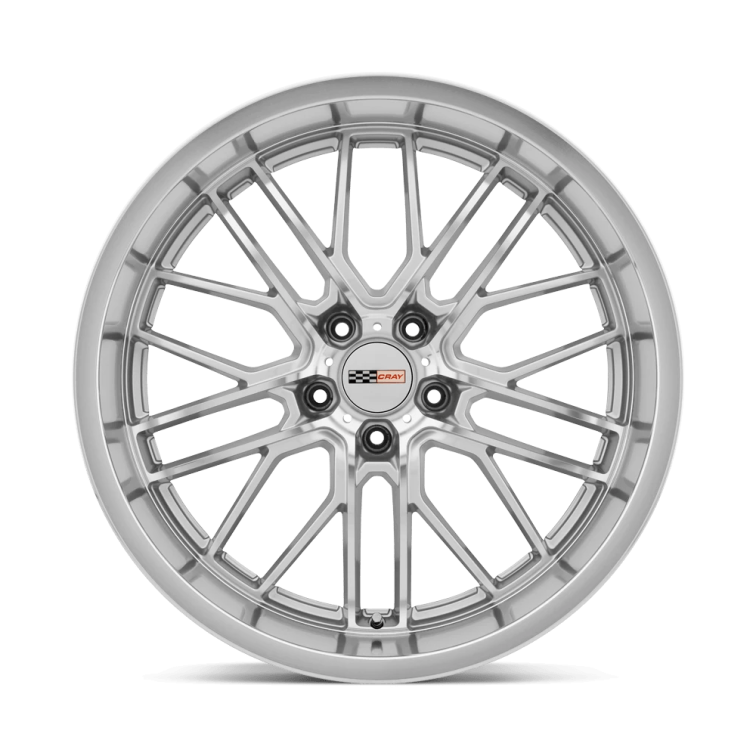 Cray Corvette EAGLE  Silver W Mirror Cut Face & Lip