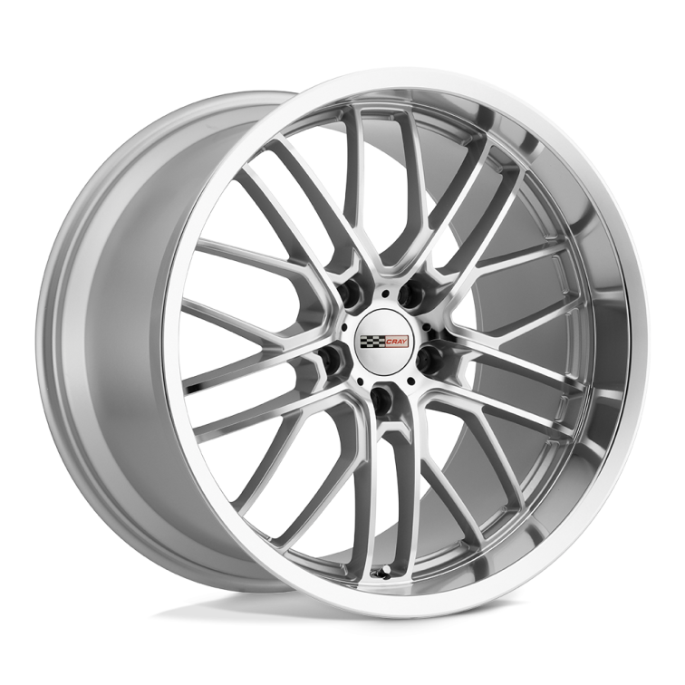 Cray Corvette EAGLE  Silver W Mirror Cut Face & Lip