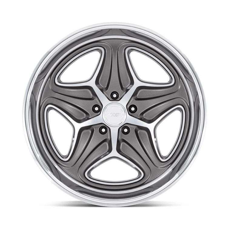 Foose F172 MERLOT  Machined Gunmetal
