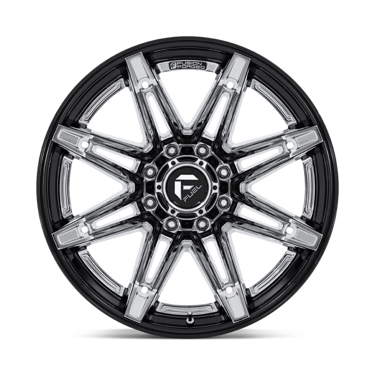 Fuel FC401 BRAWL Chrome With Gloss Black Lip Wheels for Sale