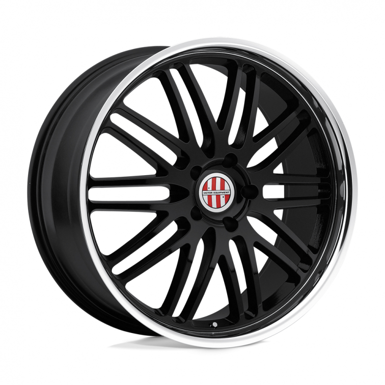 Victor Equipment Porsche LEMANS  Gloss Black w Machined Lip