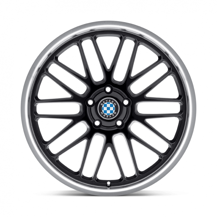 Beyern BMW MESH  Gloss Black w Machined Lip