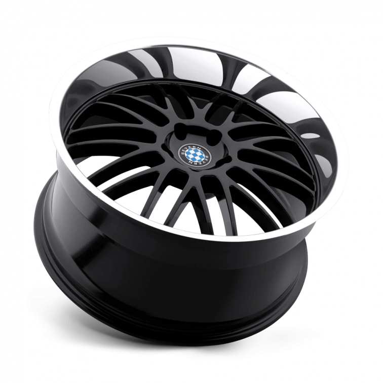 Beyern BMW MESH  Gloss Black w Machined Lip