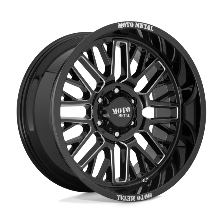 Moto Metal MO802 WARLOCK  Gloss Black Milled