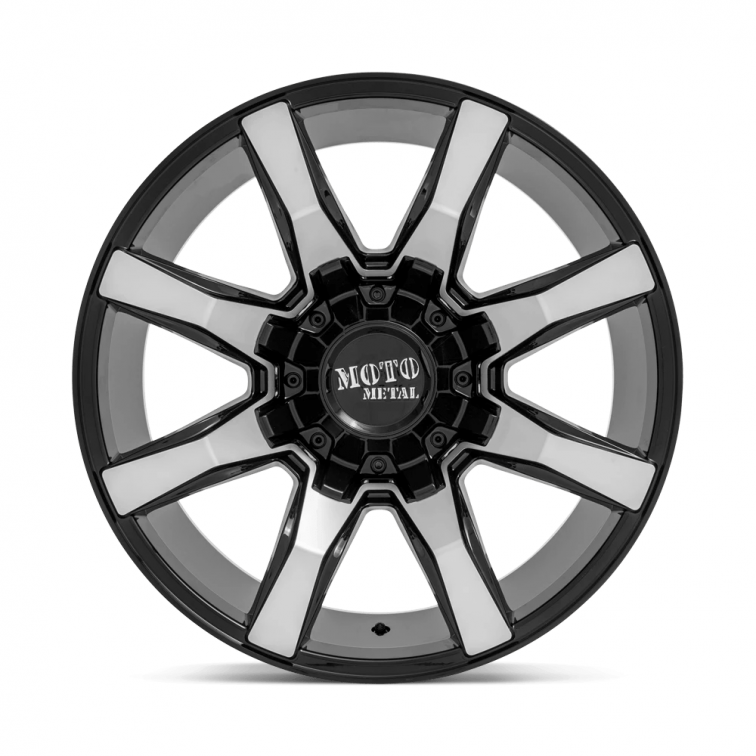 Moto Metal MO804 SPIDER  Gloss Black Machined