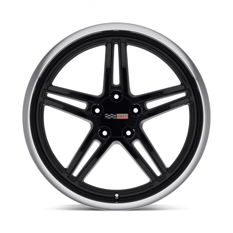 Cray Corvette SCORPION  Gloss Black w Machined Lip