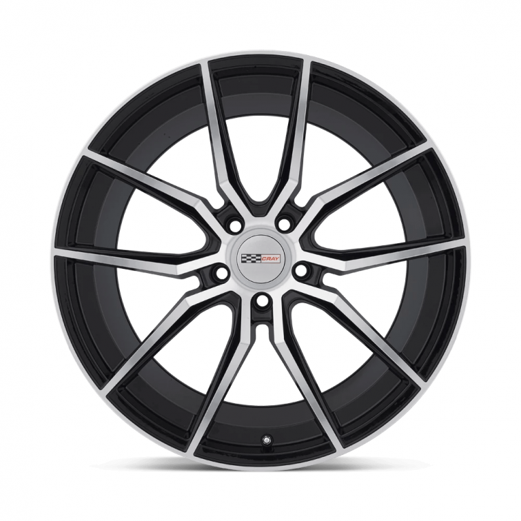 Cray Corvette SPIDER  Gloss Black Machined