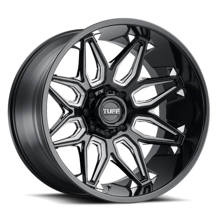 Tuff T3B  Black Milled Spoke