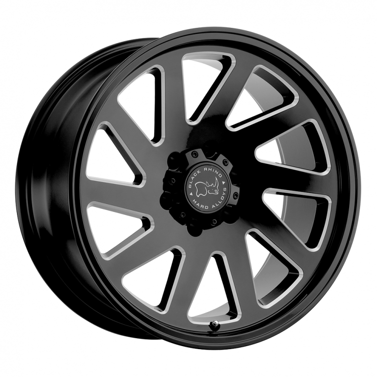 Black Rhino THRUST  Black Milled Spoke
