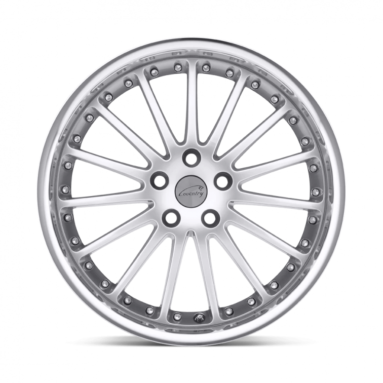 Coventry Jaguar WHITLEY Hyper Silver Machined Wheels for