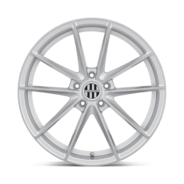 Victor Equipment Porsche ZUFFEN  Silver Brushed