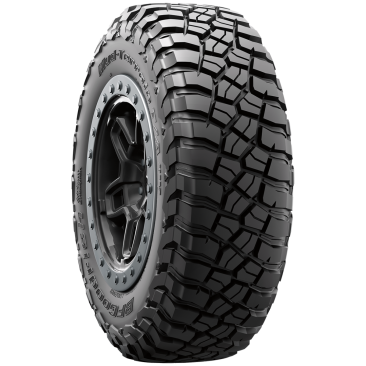 Fuel FC873 CHARGER + BFGoodrich Mud Terrain T/A KM3 Gloss Black Brushed Face Dark Tint