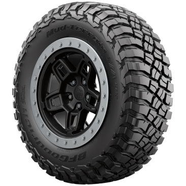Fuel FC873 CHARGER + BFGoodrich Mud Terrain T/A KM3 Gloss Black Brushed Face Dark Tint
