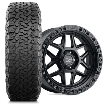 Black Rhino KELSO + BFGoodrich All-Terrain T/A KO2 Matte Black