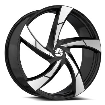 Azara AZA-524  Gloss Black Machined