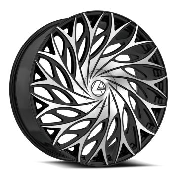 Azara AZA-525  Gloss Black Machined