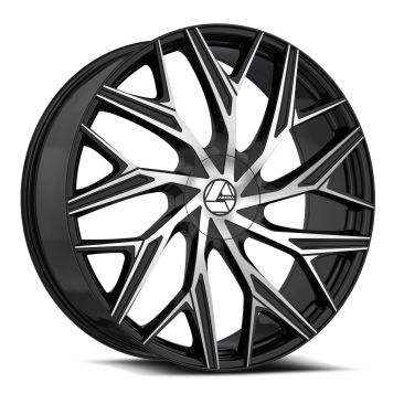 Azara AZA-527  Gloss Black Machined