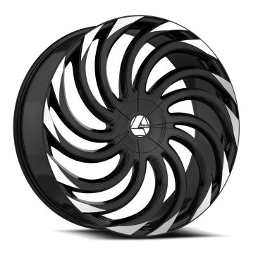 Azara AZA-534  Gloss Black Machined