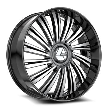 Azara AZX-102  Gloss Black Machined