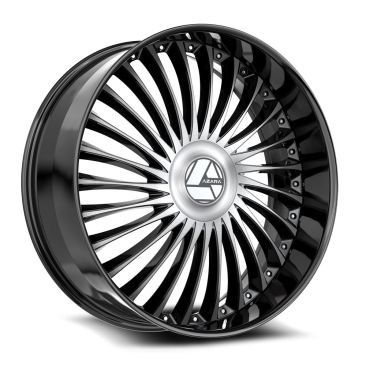 Azara AZX-103  Gloss Black Machined