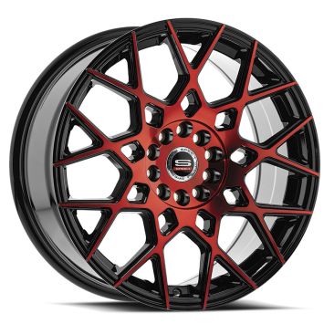 Spec-1 SP-52  Gloss Black Red Machined