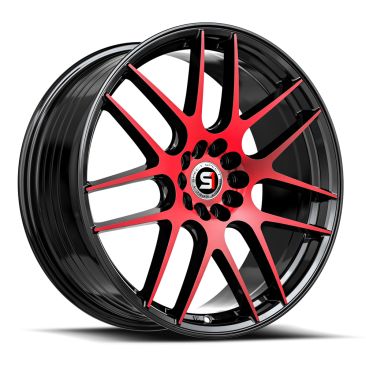 Spec-1 SP-65  Gloss Black Red Machined