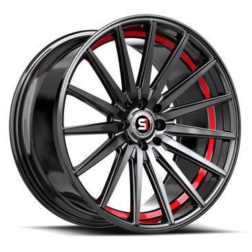 Spec-1 SP-69  Gloss Black & Red Undercut