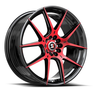 Spec-1 SP-71  Gloss Black Red Machined