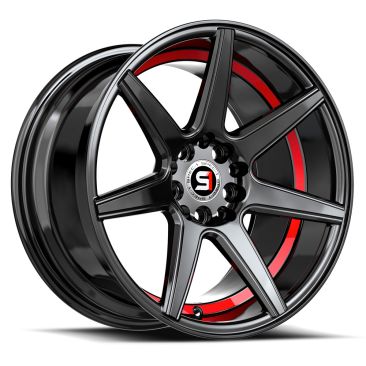Spec-1 SP-73  Gloss Black & Red Undercut