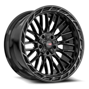 Vortek Off-Road VRP-502  Gloss Black Center & Diamond Cut Ring With Dark Tint