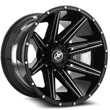 XF Off-Road XF-220  Gloss Black Milled