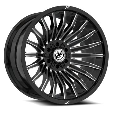 XF Off-Road XF-231  Gloss Black Milled