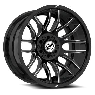 XF Off-Road XF-232  Gloss Black Milled
