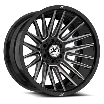 XF Off-Road XF-234  Gloss Black Milled