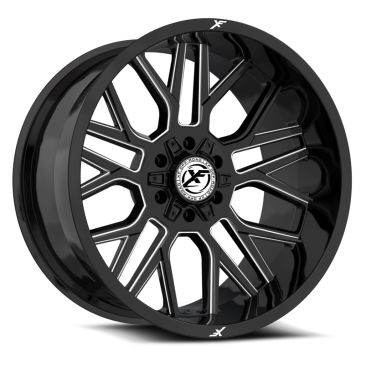 XF Off-Road XF-235  Gloss Black Milled