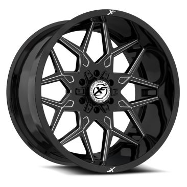 XF Off-Road XF-238  Gloss Black Milled