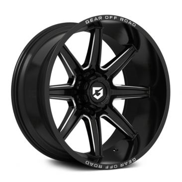 Gear Off Road 765BM  Gloss Black Milled