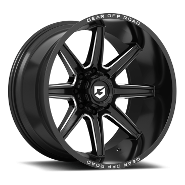 Gear Off Road 765BM  Gloss Black Milled
