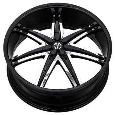 Massiv M923 Spline  Black Chrome Inserts