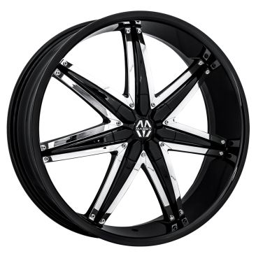 Massiv M923 Spline  Black Chrome Inserts