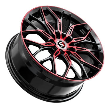 Spec-1 SP-57  Gloss Black Red Machined