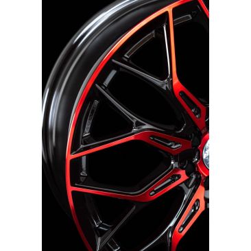 Spec-1 SP-57  Gloss Black Red Machined