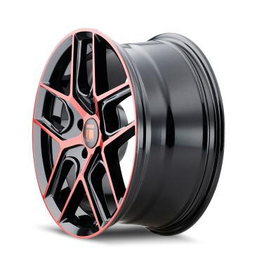 Touren 3279 TR79  Gloss Black Red Machined