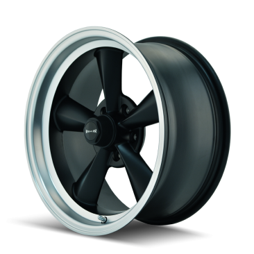 Ridler 675  Matte Black w Machined Face