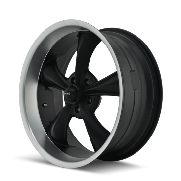 Ridler 695  Matte Black w Machined Face