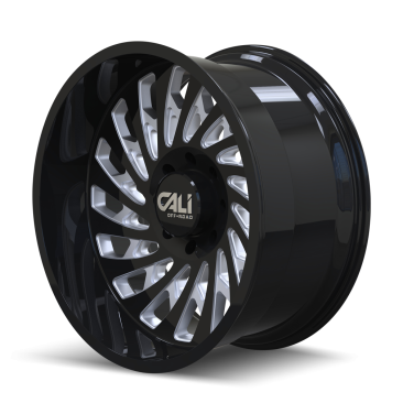 Cali Off Road 9108 SWITCHBACK  Gloss Black Milled