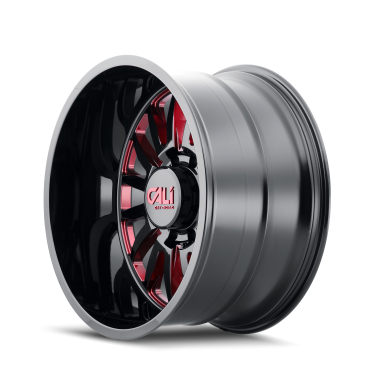 Cali Off Road 9110 SUMMIT  Gloss Black Red Milled